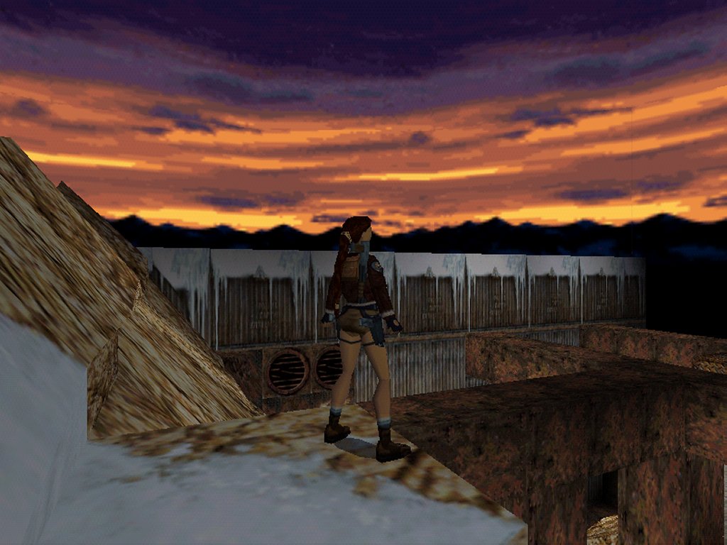 Nice view over the compound