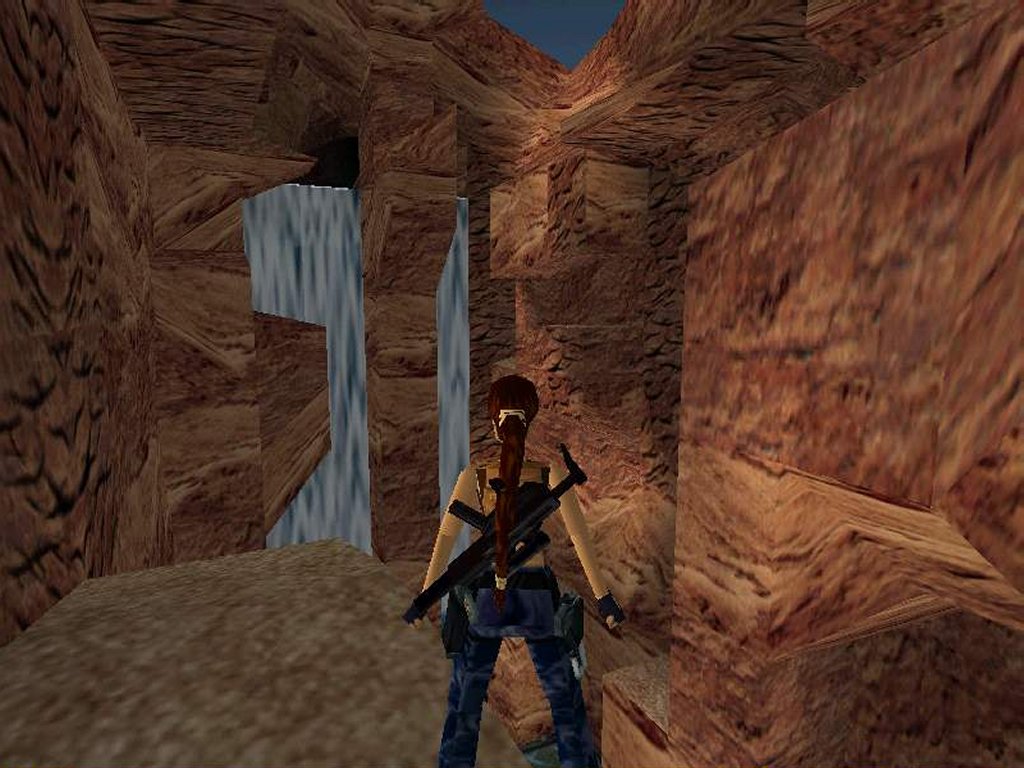 The Waterfall from land ...