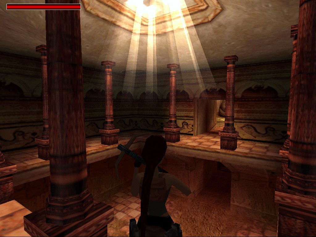 The sun shines beautifully here